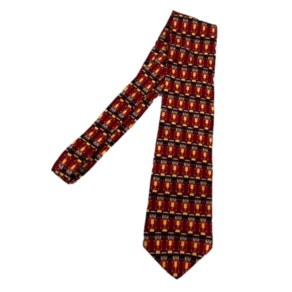 “Nutcracker Repeat” tie designed by Pawlawaki for RM Style (Christmas, Holiday)
